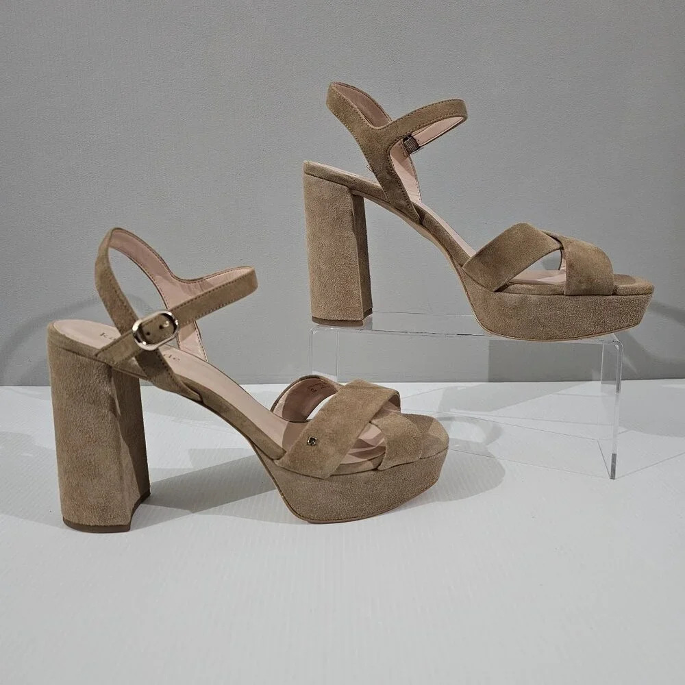 Kate Spade Delphi Platform Sandal Heel Roasted Al… - image 3